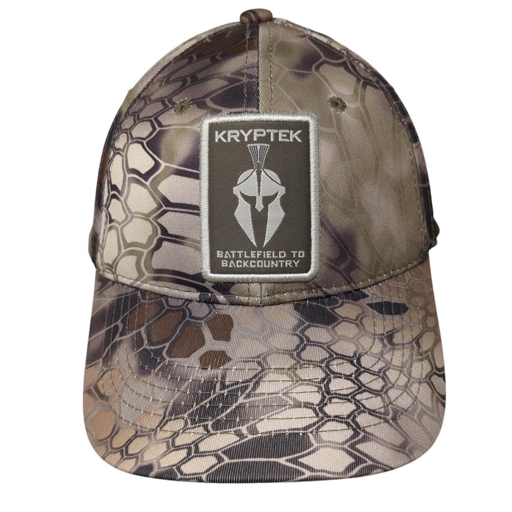 Kryptek Logo Patch Strapback Hat Multicolor Camo … - image 1